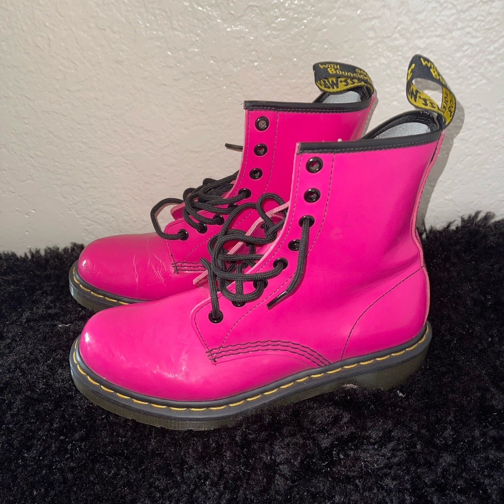 Pink Dr. Martens